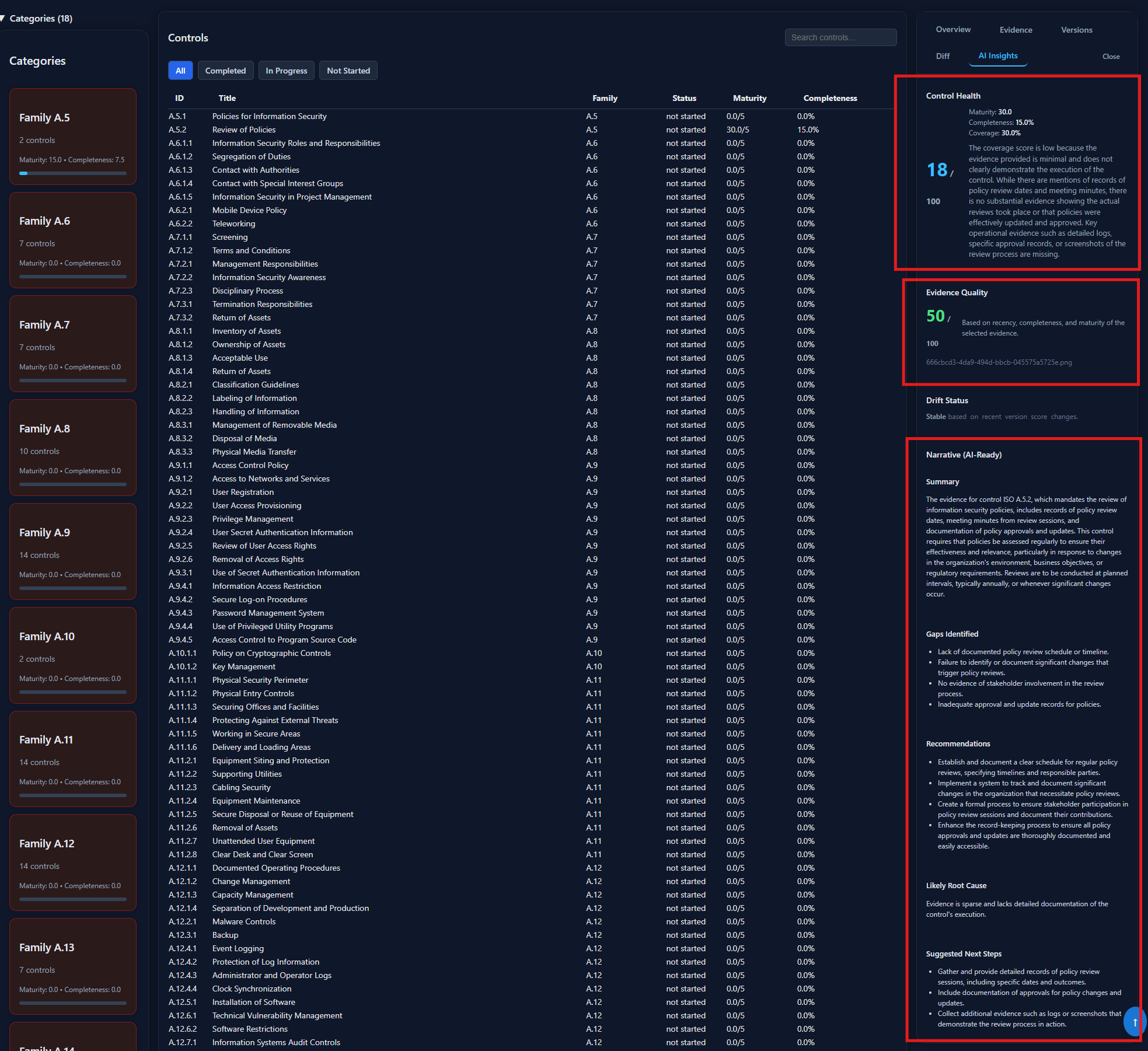 MandateMind AI Cockpit — ISO 27001 A.5.2 Demo